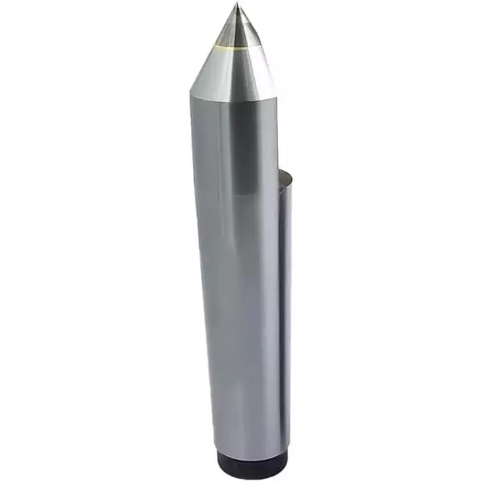 A.D INTERNATIONAL Carbide Tipped Half-Notched Dead Center with MT4 Shank and Steel Body for Turning, Drilling, Grinding, RQ-M469-FZE3