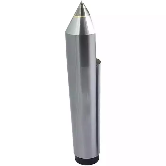 Buyohlic International Carbide Tipped Half-Notched Dead Center with MT3 Shank and Steel Body for Turning, Drilling, Grinding, NY-V2XT-XZ97