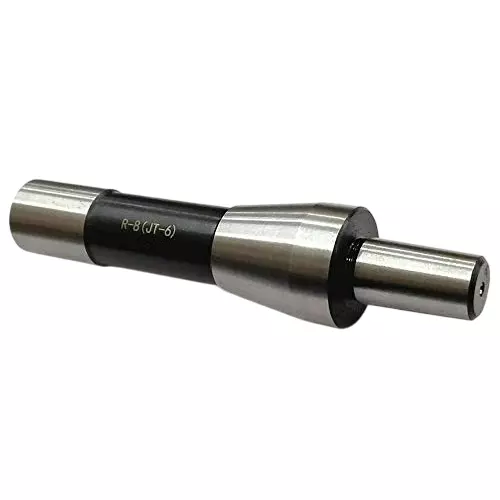 A.D INTERNATIONAL Alloy Tool Steel Drill Chuck Arbor with R8 Shank Drawbar Style and JT6 Mounting Taper, L0-2YGJ-8STN