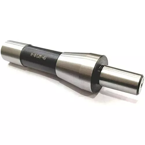 A.D INTERNATIONAL Alloy Tool Steel Drill Chuck Arbor with R8 Shank Drawbar Style and JT6 Mounting Taper, L0-2YGJ-8STN