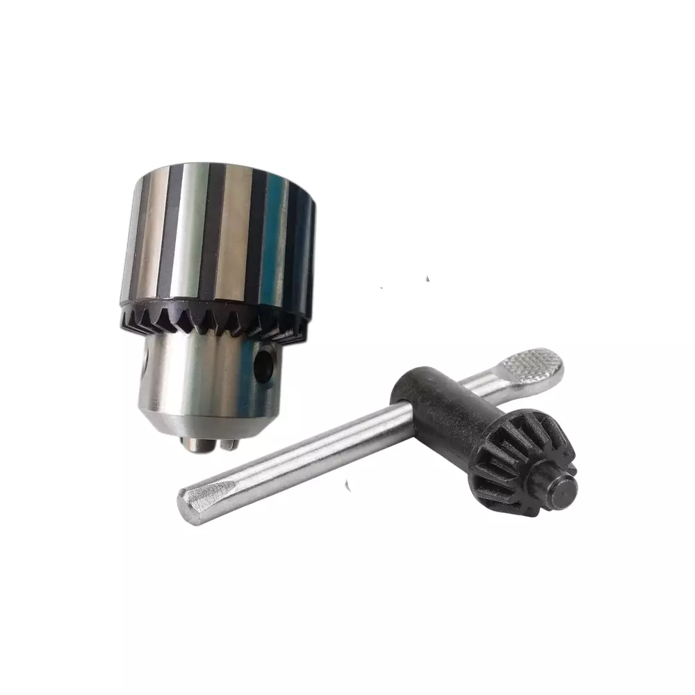 GENERIC Drill Chuck Set Silver Color Metal Body 13 mm Diameter for Pillar Drill Machine, DC-03