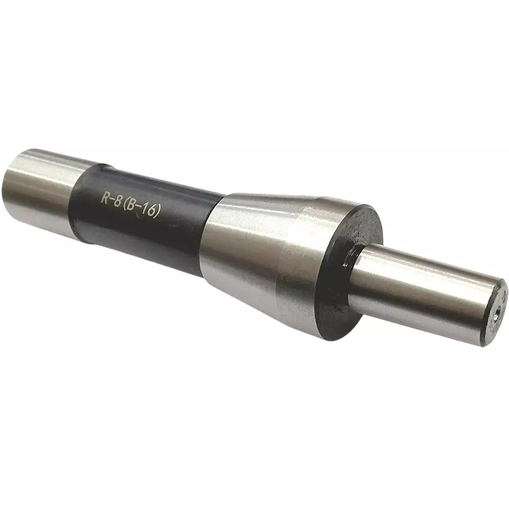 A.D INTERNATIONAL Alloy Tool Steel Drill Chuck Arbor with R8 Shank Drawbar Style and B16 Mounting Taper, F2-TS6O-LMCE