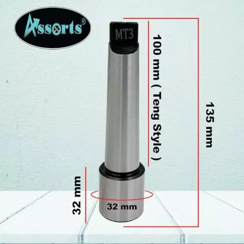 Assorts Soft Stub Blank Arbor ?Tool Steel 32x32 mm Size MT-3 Teng Style Thread