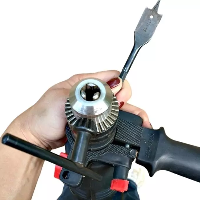 nuhark-12-inch-127-mm--20-unf-drill-chuck-alloy-steel-body-black-color-and-size-13-mm-for-electrical-drill-machine