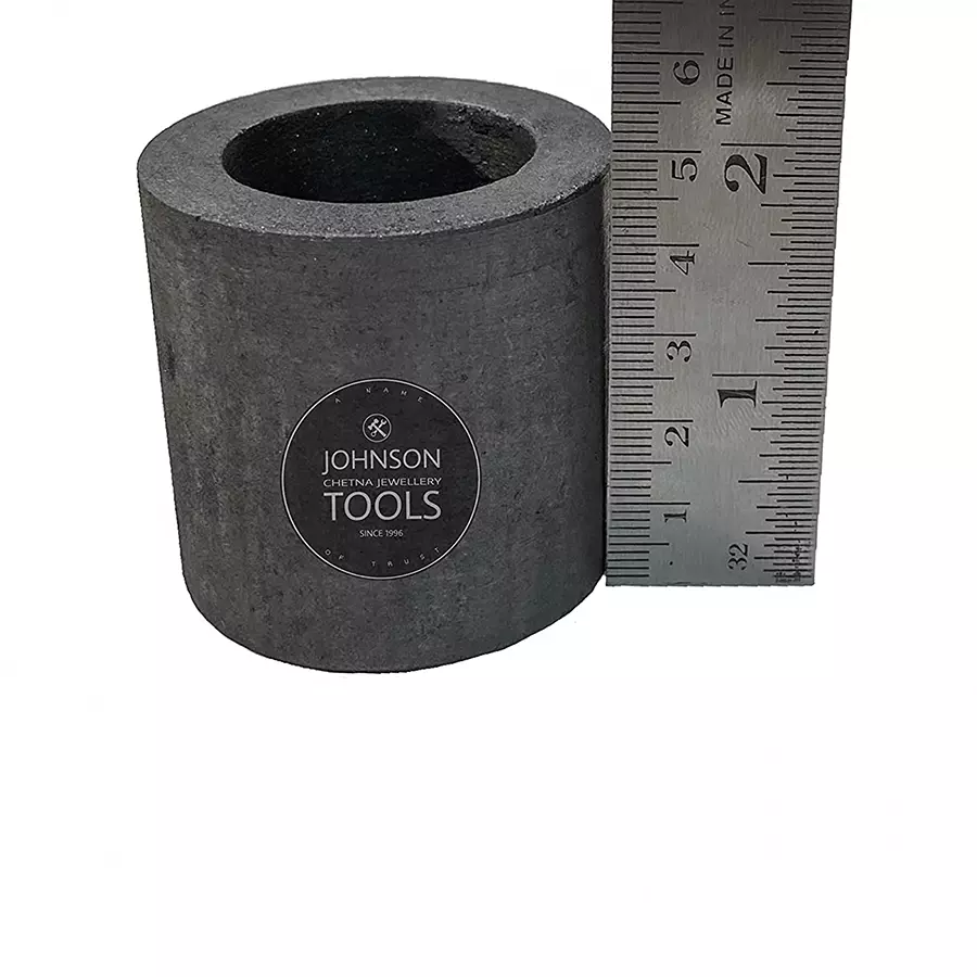 Johnson Tools 25x25mm Grey Carbon Crucible (Pack of 6)