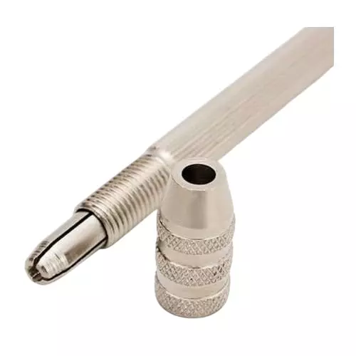 A.D INTERNATIONAL Pin Vice Round Shape Double End Brass with 0-3 mm Capacity and 4.5 inch (114.3 mm) Length, 57-QTE8-UOIQ