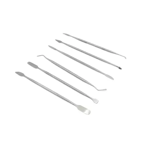 Buyohlic International Stainless Steel Wax Carver Set Double-Ended with Storage Pouch, Y1-PRY8-NZXE (Set of 6)