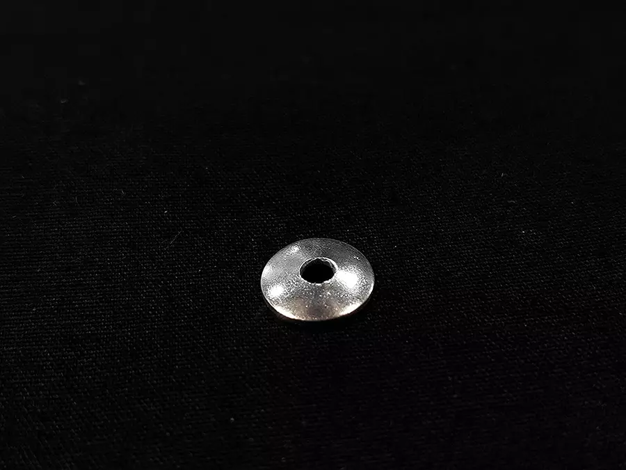 Johnson Tools 10.28mm Approx Silver Flat Metal Ear Back Stoppers Stud Earring Plugs (Pack of 100)