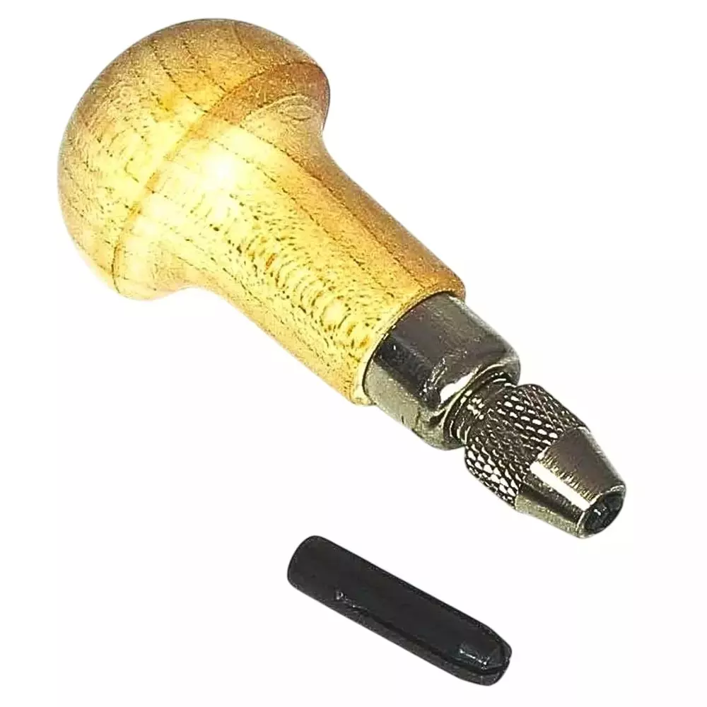 A.D INTERNATIONAL Pin Vice Easy Palm Grip Capacity 0-1 mm & 1.4-3 mm for Woodworking, Jewellery Making, UM-UFQM-1G6U (Pack of 3 Kit)