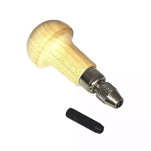 A.D INTERNATIONAL Pin Vice Easy Palm Grip Capacity 0-1 mm & 1.4-3 mm for Woodworking, Jewellery Making, UM-UFQM-1G6U (Pack of 3 Kit)