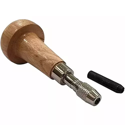 Buyohlic International Pin Vice Easy Palm Grip Capacity 0 to 3 mm for Jewellery Making, Wood Working, L6-2S0X-3VOU