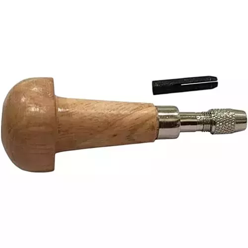 Buyohlic International Pin Vice Easy Palm Grip Capacity 0 to 3 mm for Jewellery Making, Wood Working, L6-2S0X-3VOU