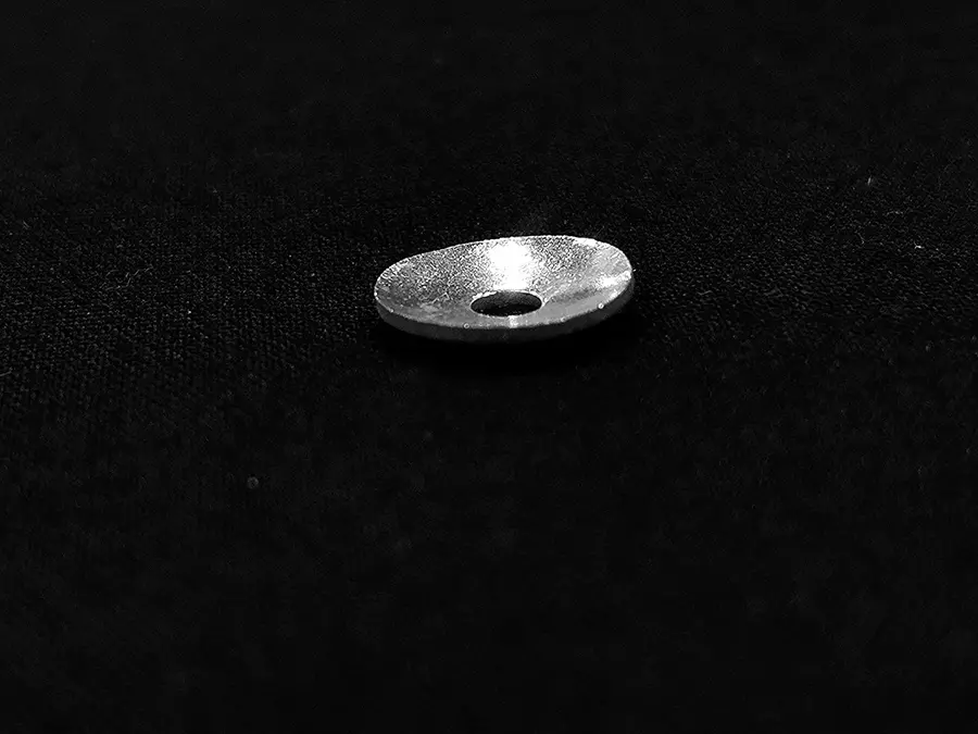 Johnson Tools 11.6mm Approx Silver Flat Metal Ear Back Stoppers Stud Earring Plugs (Pack of 150)