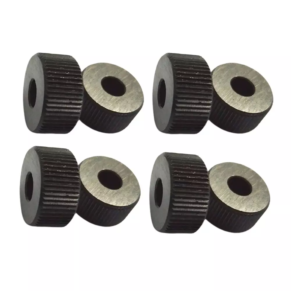 Assorts Spare Knurls Medium Straight Pitch Alloy Steel EN31 4 Pairs