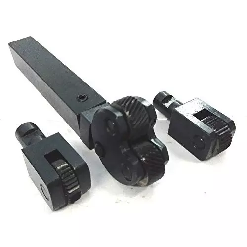Assorts Inter-Changeable Heads Diamond & Linear Knurling Tool 19x19x113 mm Holder Size 2 mm Pitch