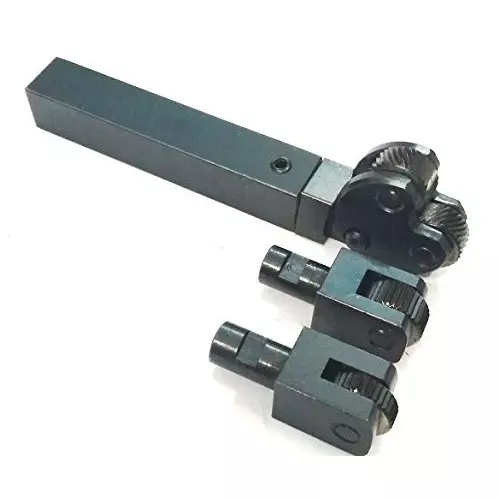 Assorts Inter-Changeable Heads Diamond & Linear Knurling Tool 19x19x113 mm Holder Size 2 mm Pitch