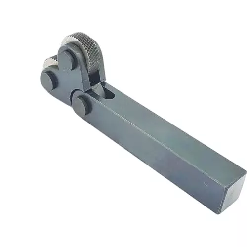 A.D INTERNATIONAL Knurling Tool Pivot Head Dual Wheel 1.5 mm Pitch for Lathe Machine, M9-R7U3-L6AK