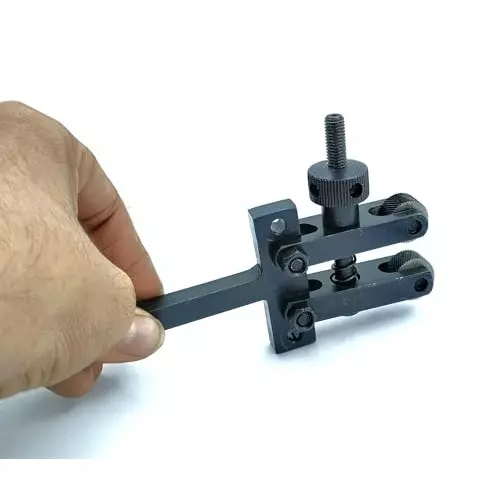 A.D INTERNATIONAL Spring Loaded Clamp Type Knurling Tool 2 inch (50 mm) Capacity, 3/8 inch (9.5 mm) Shank for Lathe Machines, KA-X6PA-K0J2