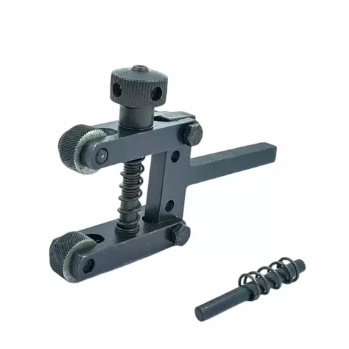 A.D INTERNATIONAL Spring Loaded Clamp Type Knurling Tool 2 inch (50 mm) Capacity, 3/8 inch (9.5 mm) Shank for Lathe Machines, KA-X6PA-K0J2