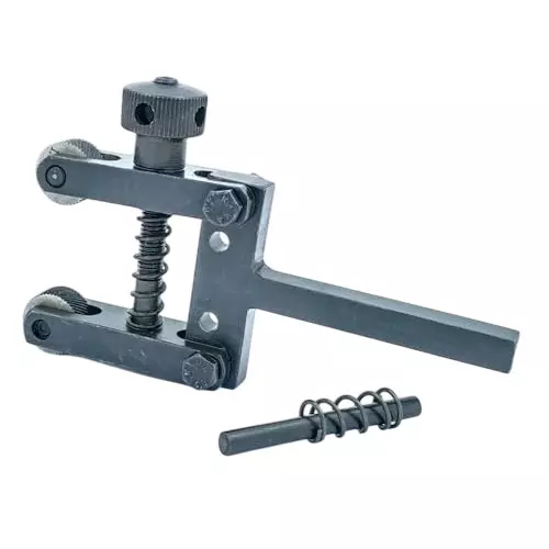 A.D INTERNATIONAL Spring Loaded Clamp Type Knurling Tool 2 inch (50 mm) Capacity, 3/8 inch (9.5 mm) Shank for Lathe Machines, KA-X6PA-K0J2