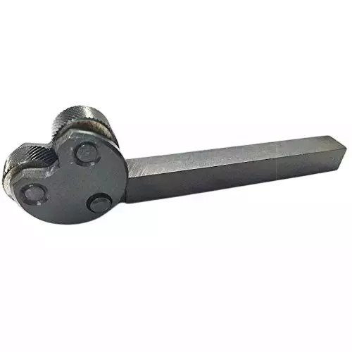 A.D INTERNATIONAL Knurling Tool Diamond Pattern 1.0 mm Metric Pitch with 1/2 inch (12.7 mm) Square Shank for Lathe Machine, V1-BN5R-CO03 (Pack of 3)