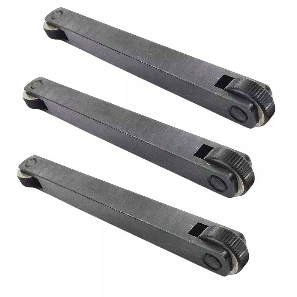 Buyohlic International Double End Straight Linear Knurling Tool with 1/2 x 1/2 x 5 inch Holder Size, AL-NJIA-T2VU (Pack of 3)
