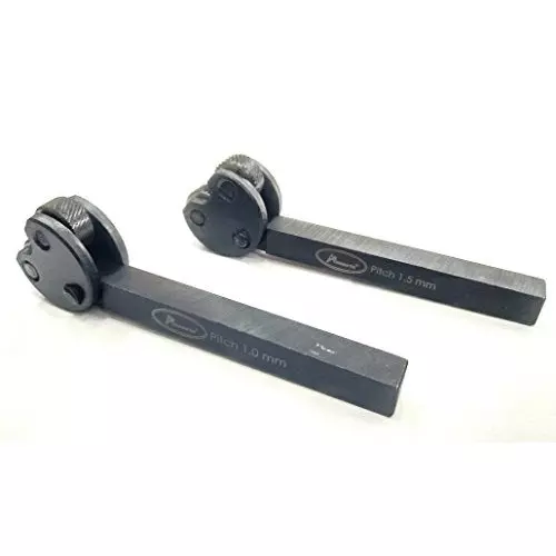 Assorts Knurling Tool 12.7 mm Square Shank Pivot Head for Lathe Engineering Machine (Pack of 2)