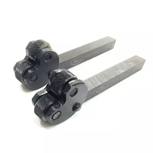 Assorts Knurling Tool 12.7 mm Square Shank Pivot Head for Lathe Engineering Machine (Pack of 2)