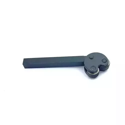 A.D INTERNATIONAL Knurling Tool Pivot Head Diamond Pattern Medium Pitch with 1/2 inch (12.7 mm) Square Shank for Lathe Machine, I8-QCT4-HZXB (Pack of 3)