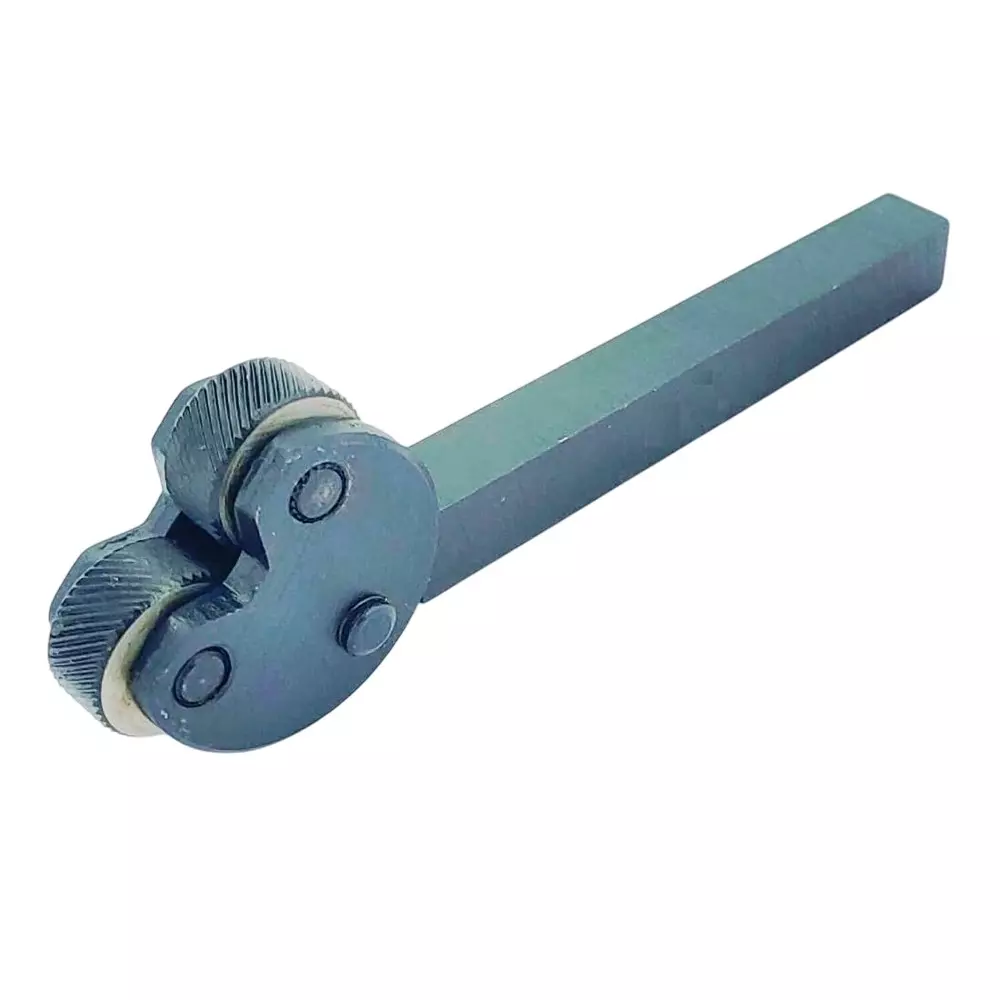 A.D INTERNATIONAL Knurling Tool Diamond Pattern 1.0 mm Metric Pitch with 1/2 inch (12.7 mm) Square Shank for Lathe Machine, V1-BN5R-CO03