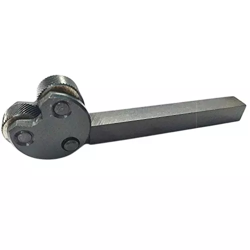 A.D INTERNATIONAL Knurling Tool Diamond Pattern 1.0 mm Metric Pitch with 1/2 inch (12.7 mm) Square Shank for Lathe Machine, V1-BN5R-CO03