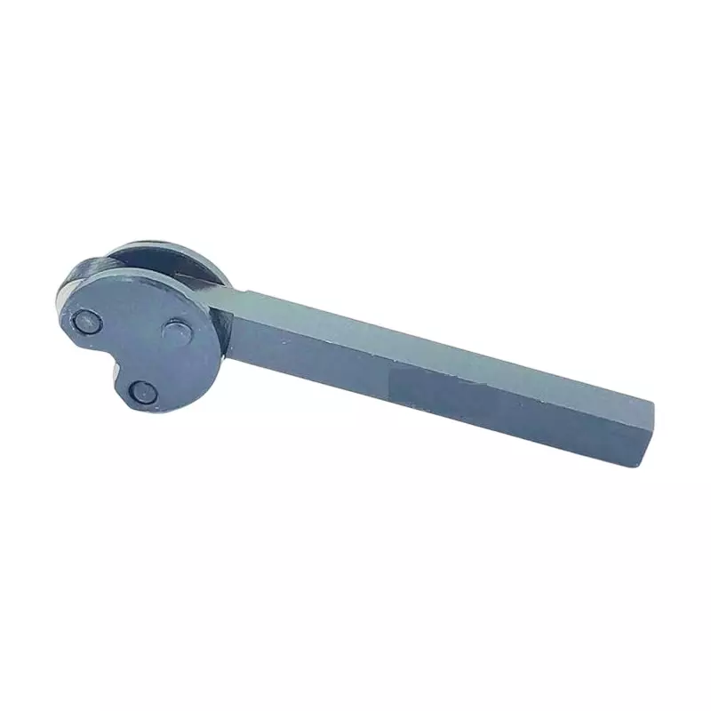 A.D INTERNATIONAL Knurling Tool Diamond Pattern 1.0 mm Metric Pitch with 1/2 inch (12.7 mm) Square Shank for Lathe Machine, V1-BN5R-CO03