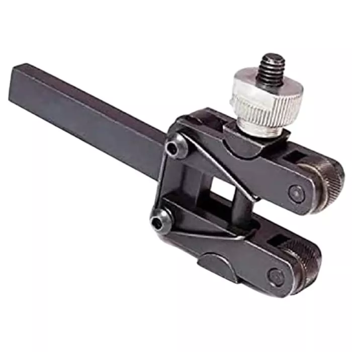 A.D INTERNATIONAL Clamp Type Knurling Tool with Knob 3-20 mm Capacity 16 mm Shank and 3/8 inch (9.5 mm) Thick x 16 mm Wide x 5-3/8 inch (136.5 mm) Long Holder Size, 1X-2PPB-O92C