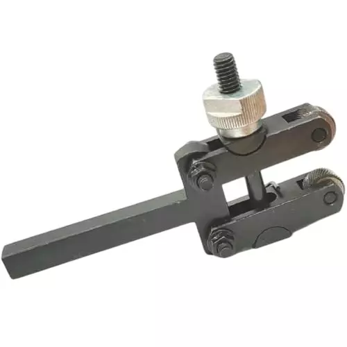 A.D INTERNATIONAL Clamp Type Knurling Tool with Knob 3-20 mm Capacity 16 mm Shank and 3/8 inch (9.5 mm) Thick x 16 mm Wide x 5-3/8 inch (136.5 mm) Long Holder Size, 1X-2PPB-O92C