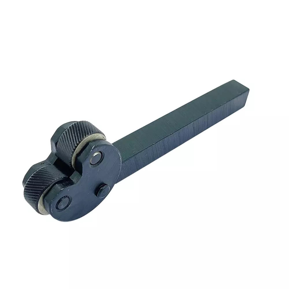 A.D INTERNATIONAL Knurling Tool Pivot Head Diamond Pattern Medium Pitch with 1/2 inch (12.7 mm) Square Shank for Lathe Machine, I8-QCT4-HZXB