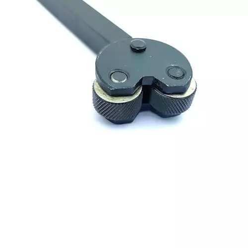 A.D INTERNATIONAL Knurling Tool Pivot Head Diamond Pattern Medium Pitch with 1/2 inch (12.7 mm) Square Shank for Lathe Machine, I8-QCT4-HZXB
