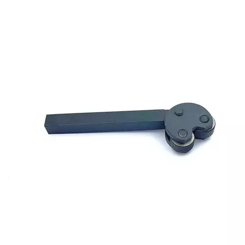 A.D INTERNATIONAL Knurling Tool Pivot Head Diamond Pattern Medium Pitch with 1/2 inch (12.7 mm) Square Shank for Lathe Machine, I8-QCT4-HZXB