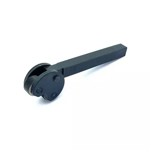 A.D INTERNATIONAL Knurling Tool Pivot Head Diamond Pattern Medium Pitch with 1/2 inch (12.7 mm) Square Shank for Lathe Machine, I8-QCT4-HZXB