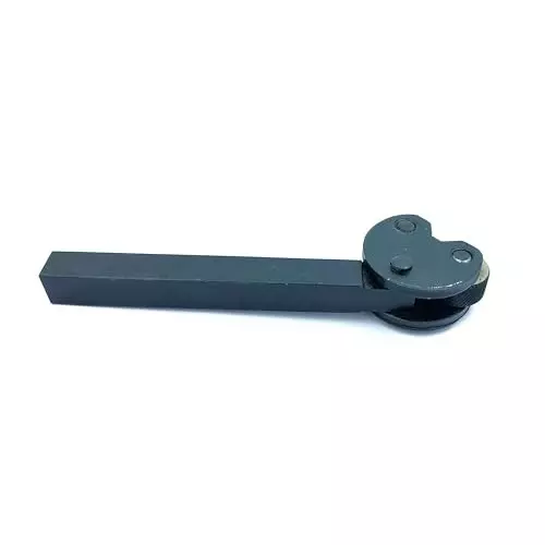 A.D INTERNATIONAL Knurling Tool Pivot Head Diamond Pattern Medium Pitch with 1/2 inch (12.7 mm) Square Shank for Lathe Machine, I8-QCT4-HZXB