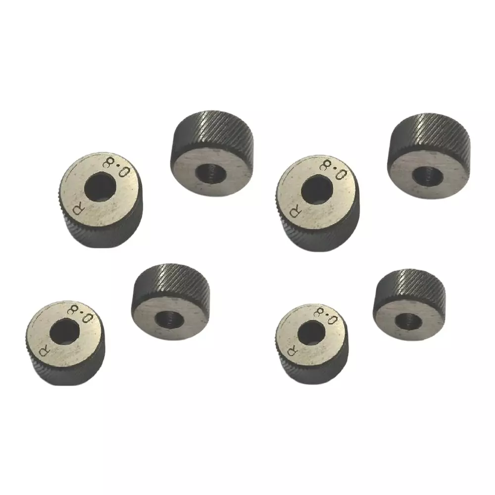 Assorts Spare Knurls Alloy Steel EN31 LH & RH Diagonal Line Form Diamond Pattern 4 Pairs
