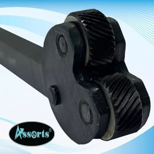 Assorts Knurling Tool 12.7 mm Square Shank Diamond Medium Pitch Pivot Head