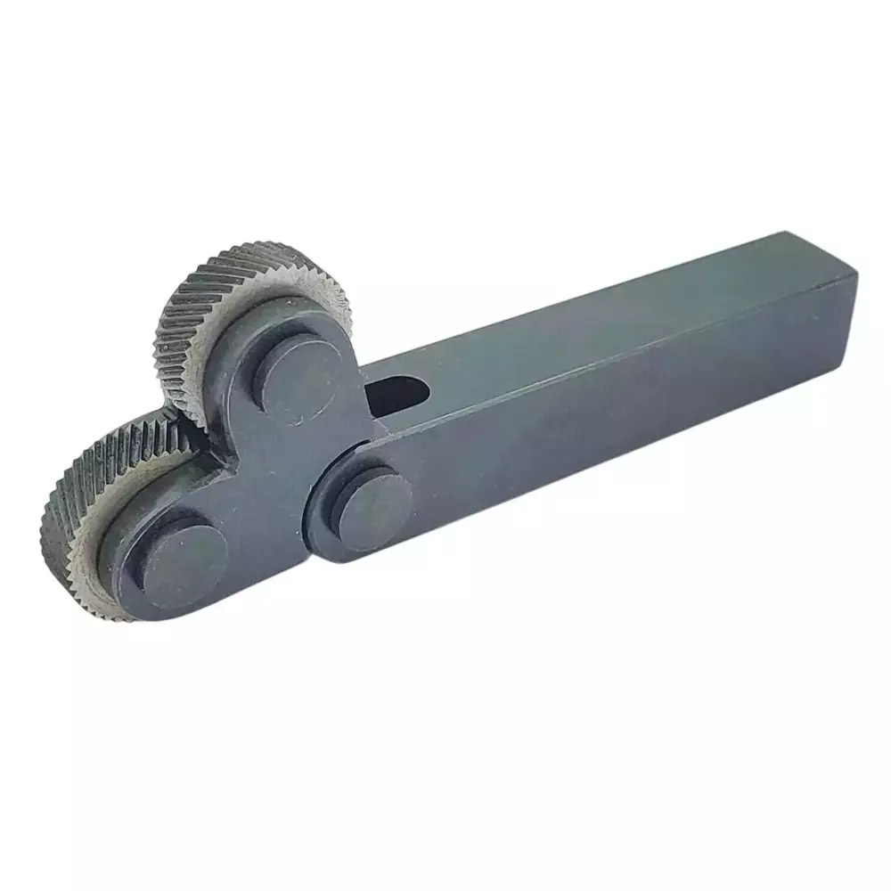 Buyohlic International Knurling Tool Pivot Head Dual Wheel 1.5 mm Pitch for Lathe Machine, M9-R7U3-L6AK