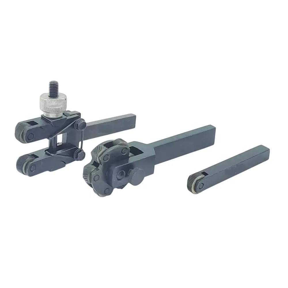 A.D INTERNATIONAL Knurling Tool Set Combo for Metalworking, Machinists, Model Making, WT-XZ6T-IRT8 (Set of 3)