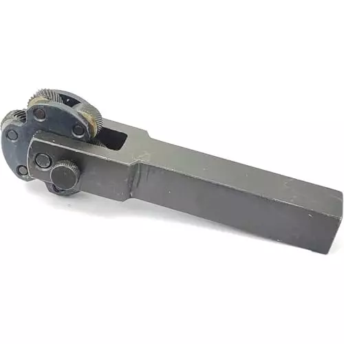 A.D INTERNATIONAL 6 Wheel Knurling Tool with 3/8 x 7/8 x 5-1/2 inch Shank Size for Lathe Machine, SL-5QM9-IVNP