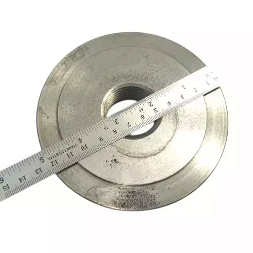 Buyohlic International Lathe Chuck Back Plate Thread Workholding Tool with 125 mm Dia. and 1-1/2 inch (38.1 mm) x 8 TPI (Boxford Thread) Threading, R5-WGR2-2IEO