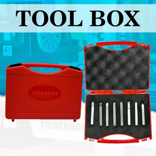 Assorts Lathe Form Tool Set M2 High Speed Steel 8x8x80 mm (Pack of 8)