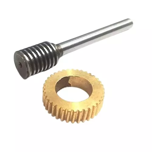 Assorts Worm & Gunmetal Gear Set Alloy Steel for 80 mm (3 Inch) Tilting Rotary table