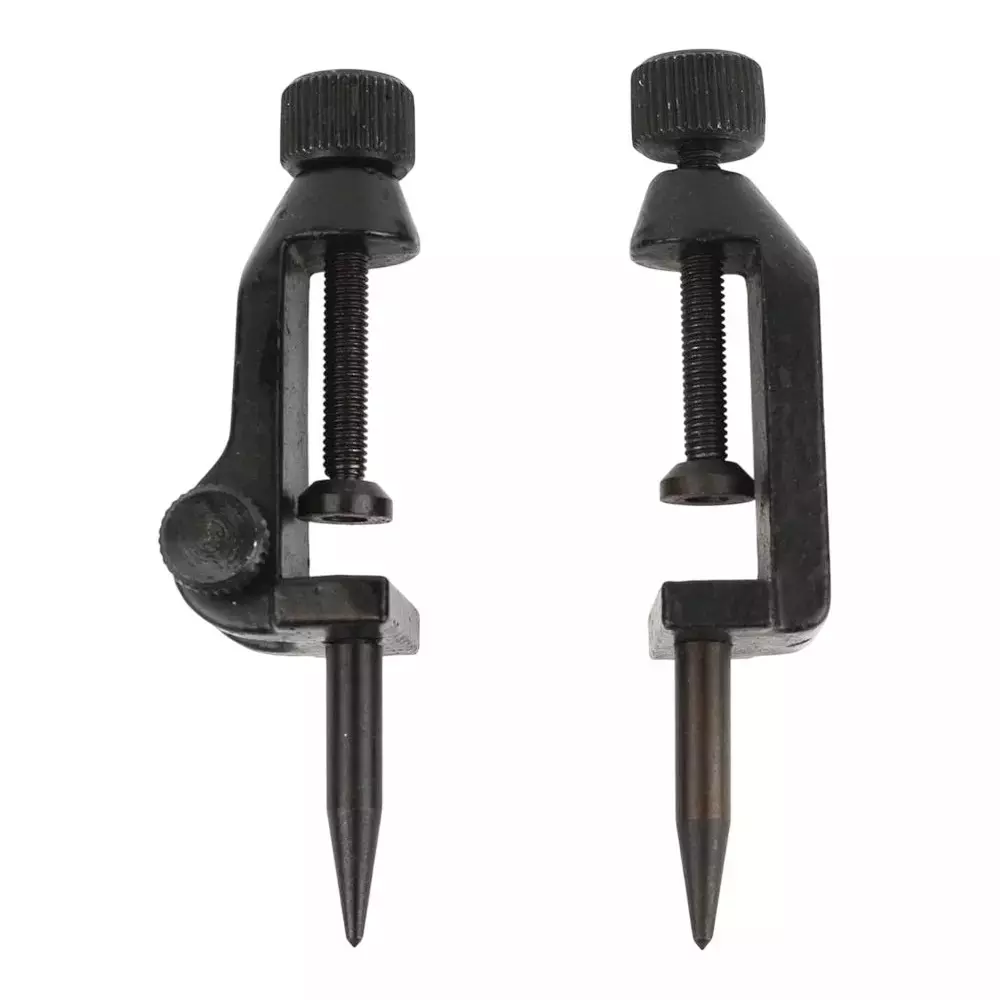 Buyohlic International Adjustable Clamp-On Trammel Point Set Black Epoxy Finish and Cast Iron Body, VI-I2IK-PG3C