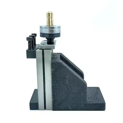 A.D INTERNATIONAL Tool Post Mini Vertical Milling Slide with 90x50 mm Bed Size for Metal Working Lathe Machine, 2V-UY0U-1K29