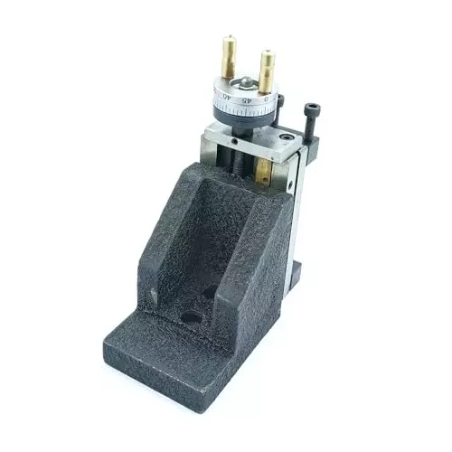 A.D INTERNATIONAL Tool Post Mini Vertical Milling Slide with 90x50 mm Bed Size for Metal Working Lathe Machine, 2V-UY0U-1K29
